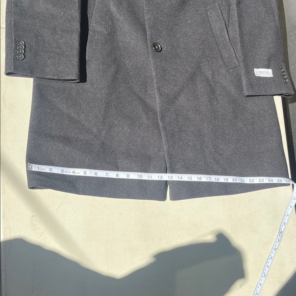 Kenneth Cole Men's Classic Black Trench Coat 44r nwt - Picture 13 of 15